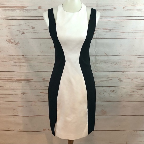 Keepsake The Label Colorblock Cutout Geometric Sheath Dress - Picture 4 of 9